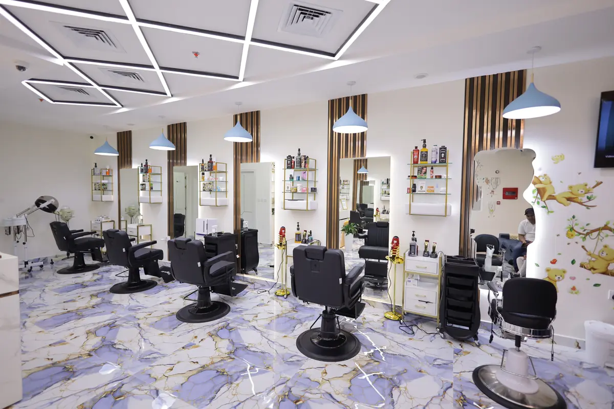 The main floor at NU Gent&rsquo;s Salon